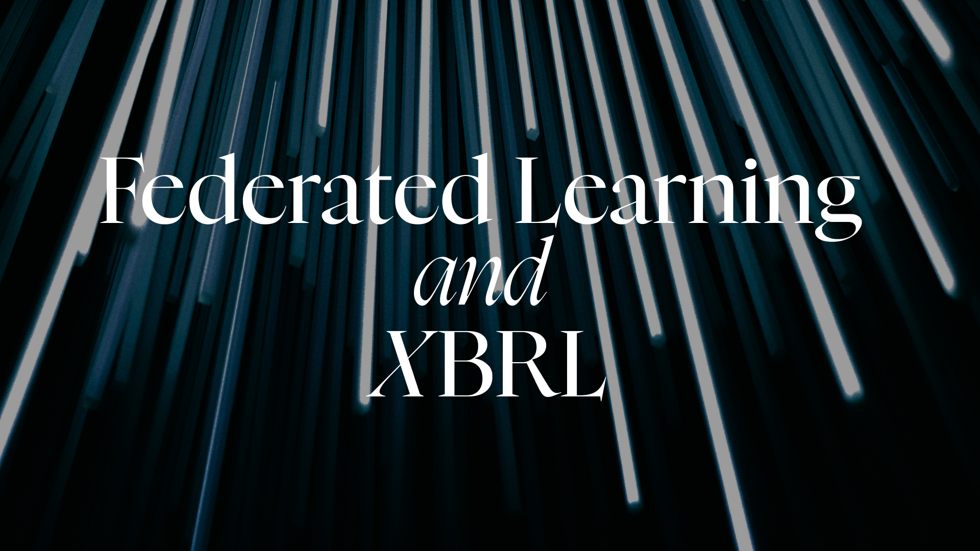 Federated Learning and XBRL