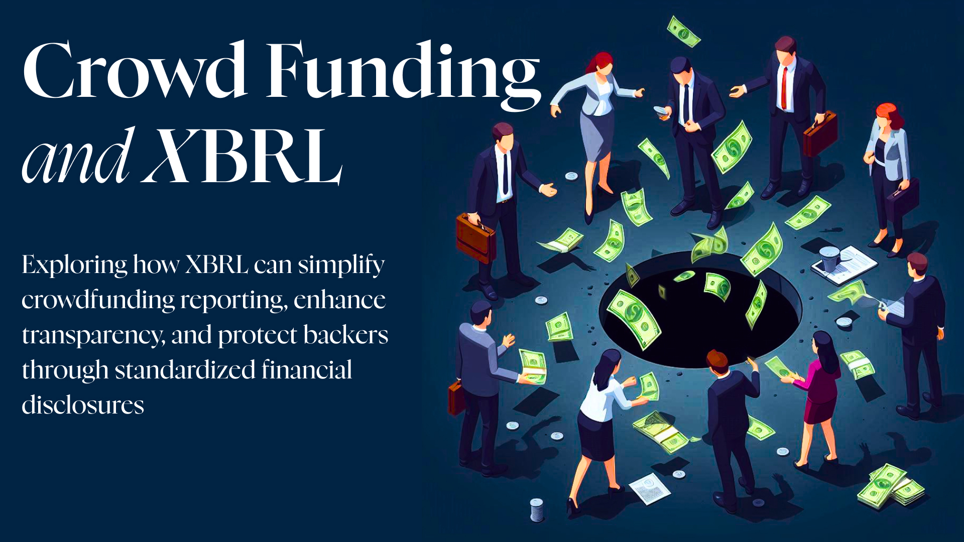 Crowdfunding transparency enhanced with XBRL